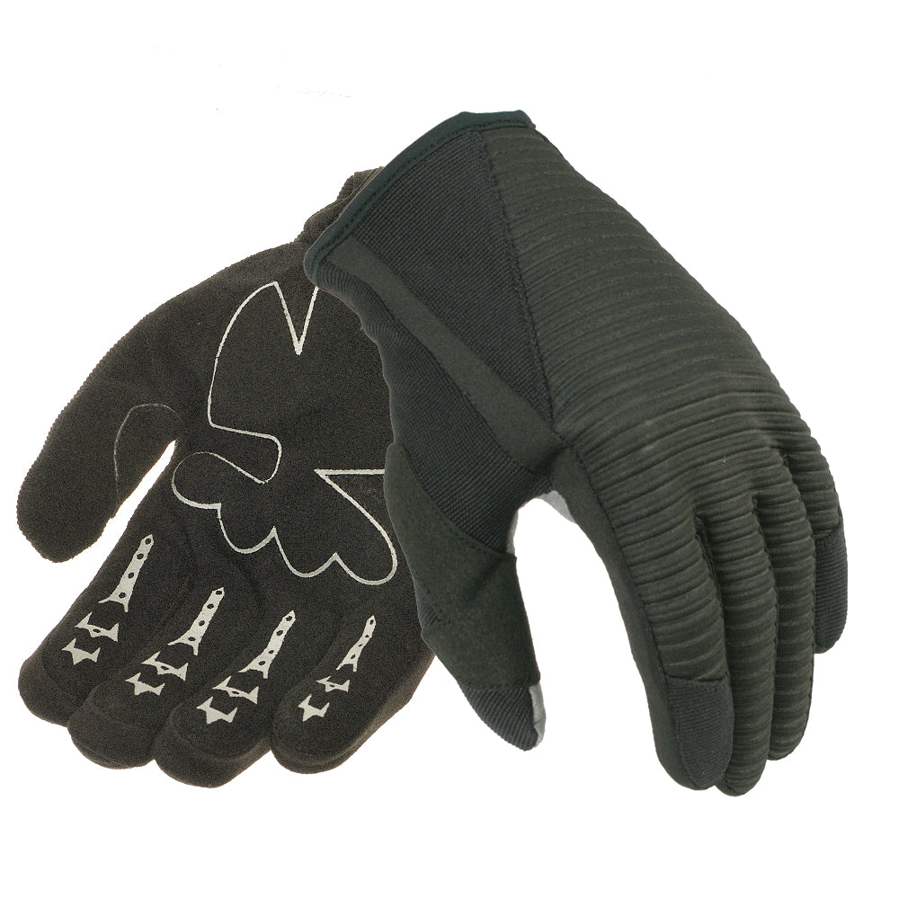 Davida Lightweight Metropolitan Motorcycle Glove  - Black Suedette Palm / Clear Grip helmets